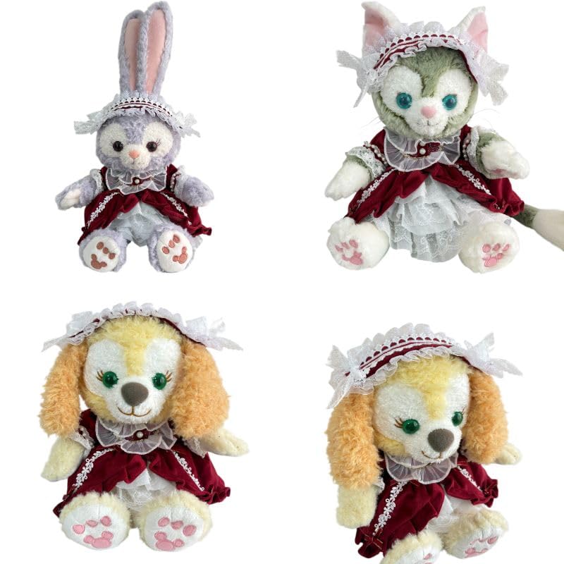AXLUCE Linabelle Gelatoni Stella Lou Cookie Ann S size dress clothes costume plush doll not included plush clothes (red)