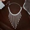 Exaggerated Rhinestone Body Chain Necklace Set - Trendy European American Crystal Fashion