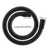 Tubo per Raccolta Polvere in EVA Extra Flessibile Nero Robusto Lungo 250cm/98.42inch