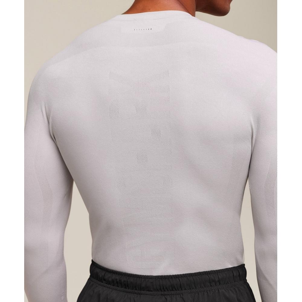 Gymshark Everywear Warp KniT Ls T shirT Tame Grey A1c1d Gc3d