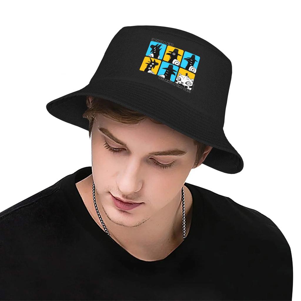 Kpop Demon Hunters Bucket Hat Bird Hip Hop Fisherman Caps For Couple Fashion Fishing Sunscreen Hats Soft Fold Graphic Cap