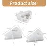 Candlestick Mold Candle Holder Mould Cheese Shaped Candelabrum Mold Easy Release Silicone Mold for Home Decoration