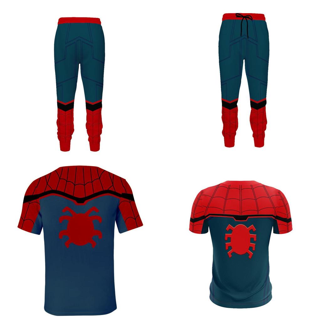 Incredibile Felpa con Cappuccio Giacca T-shirt Pantaloni Set Cosplay Supereroe Per Uomo
