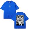 2026 Summer New Anime Jujutsu Kaisen Satoru Gojo T Shirt Men Women Hip Hop Streetwear T-shirt Retro Vintage Graphic Oversized T Shirt