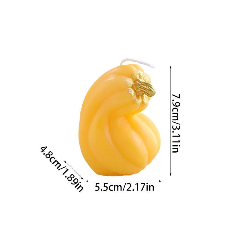 Halloween Pumpkin Shape Festive Atmosphere Aromatherapy Pastoral Style Smokeless Candles Gift Multicolor