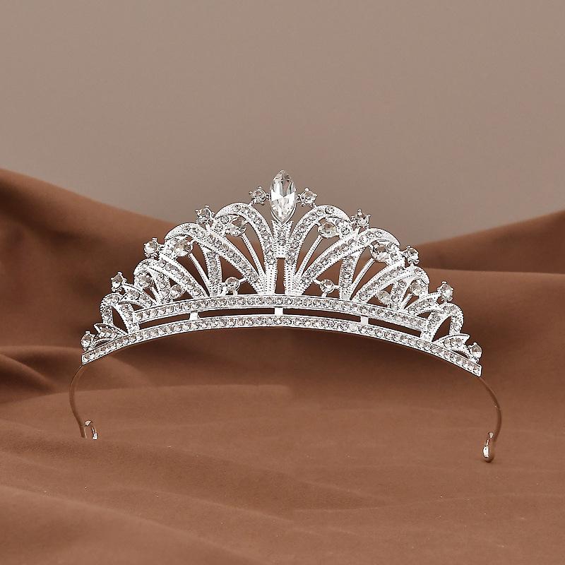 Princess Rhinestone Crown Headdress for Children s Birthdays and Dance Parties