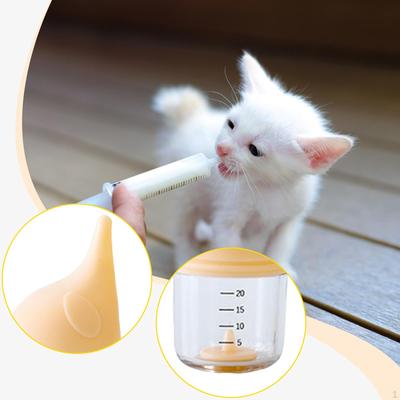 Kittens Nursing Bottle Animal Feeder Accessory Multifunctional Anti Choke Design