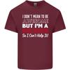 I Dont Mean Im a Drummer Drumming Drum Unisexs Light Cotton TShirt