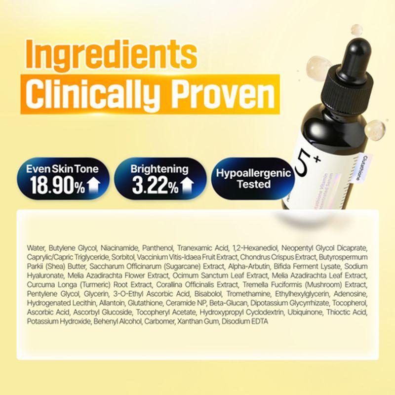 [Numbuzin] No.5 Glutathione Vitamin Serum 30ml