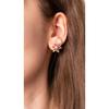 Women's 925 Sterling Silver Rose Zultanite Stone Daisy Earrings