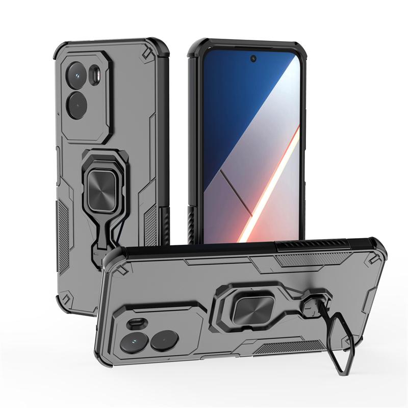 Kickstand Case For Xiaomi Poco M7 4G M7 Plus 5G Cover Lens Protection Ring Stand Magnetic Bracket Shell Fundas Coque