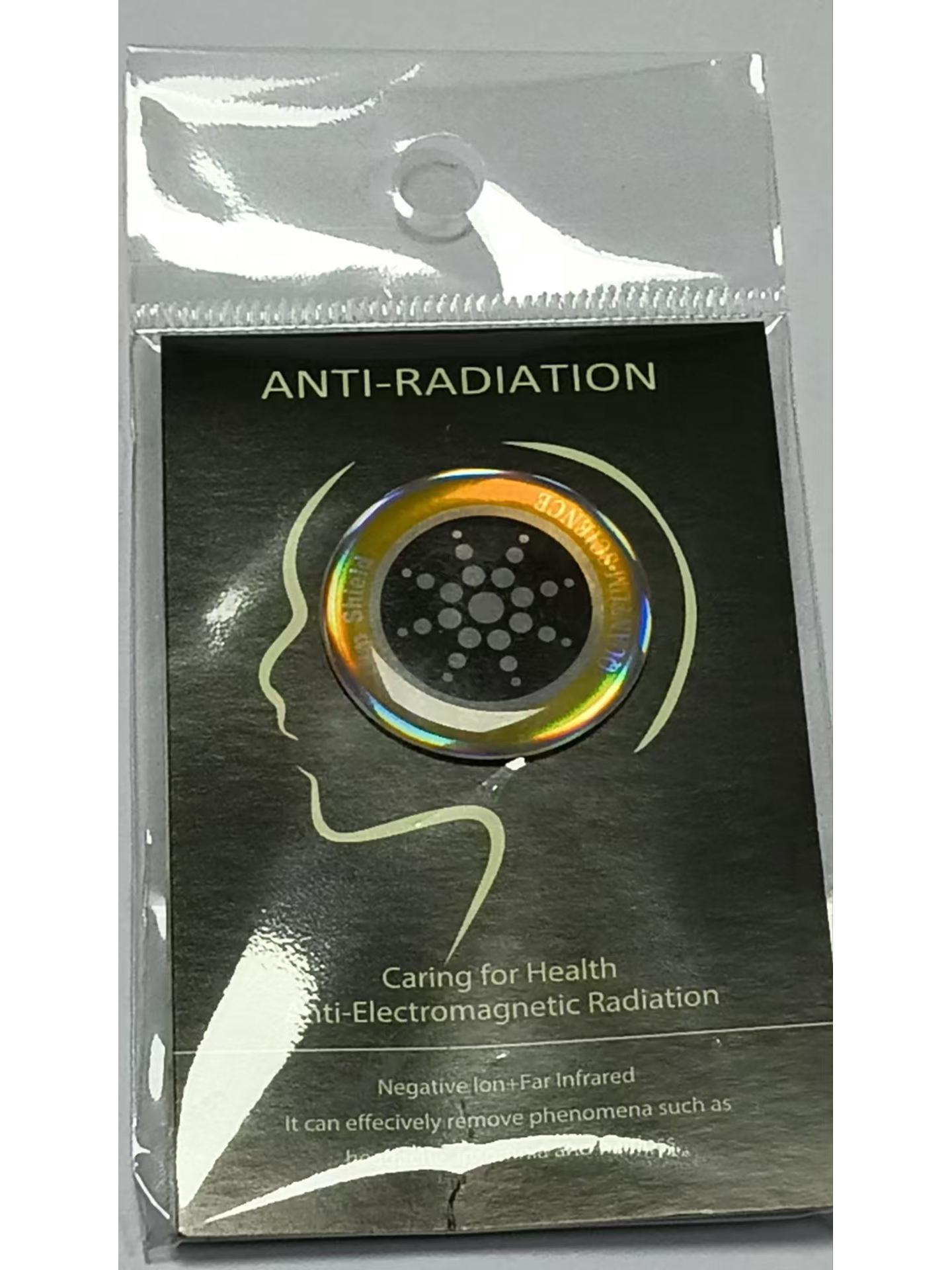 Unit price covers product & packaging: multi-functional energy radiation shield/phone sticker/computer shield.