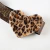 Retro Waistband Faux Fur Plush Belt Sexy Bandage Belt  for Women Trendy Accessories