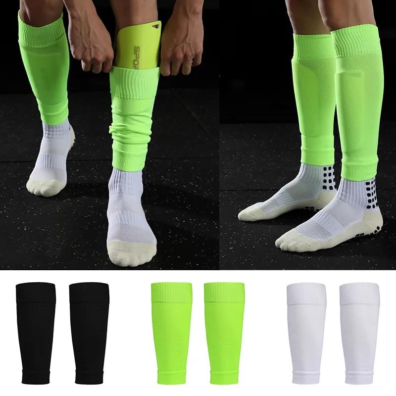 1 paio di calzini sportivi da uomo, calzini da calcio professionali, per bambini, calzini da calcio, tinta unita, traspiranti, ginocchiere, calzini da calcio