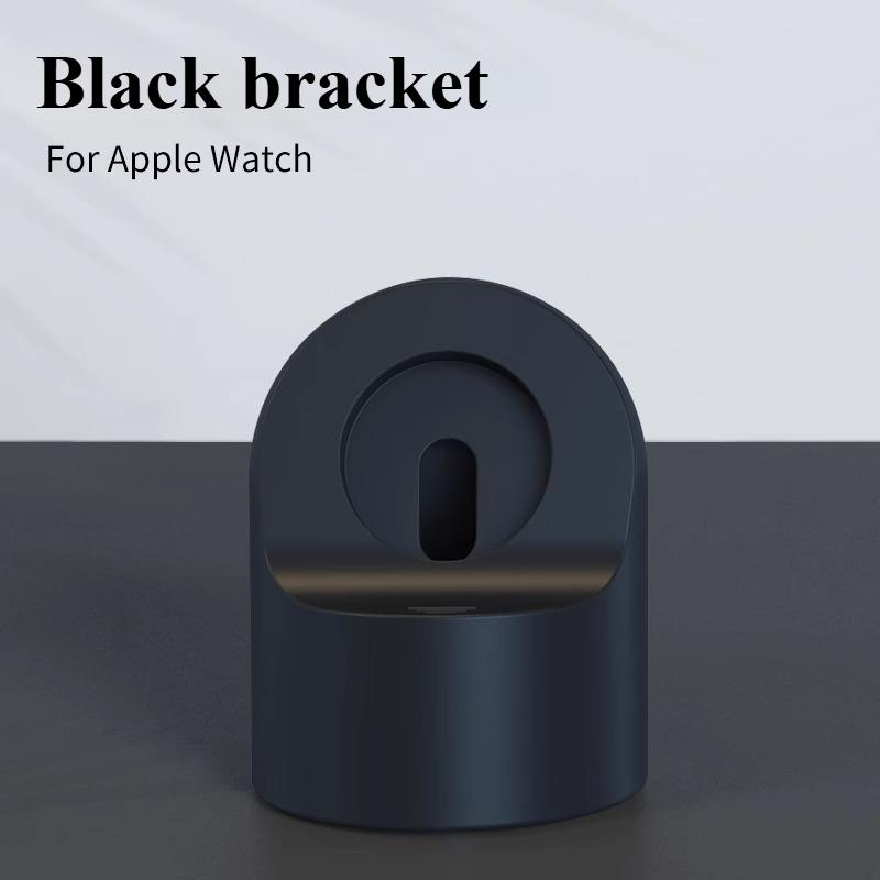 Ladeständer für Apple Watch Series Ultra/8/SE2/7/6/SE/4/3 49mm/45mm/44mm/42mm/41mm/40mm/38mm Langlebiger Silikon Nachttischmodus
