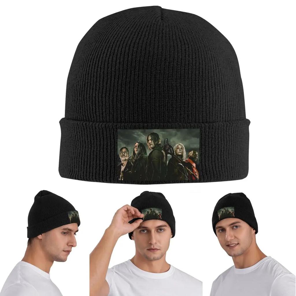 The Walking Dead Gaming Games Warm Knitted Cap Winter Knit Bonnet Hat Skullies Beanies Hip Hop Caps for Unisex