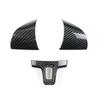 ABS Carbon Fiber Steering Wheel Cover Protective Trim For VW Golf 6 MK6 Passat B7 CC Jetta Bora Polo Tiguan Caddy Touran Sharan