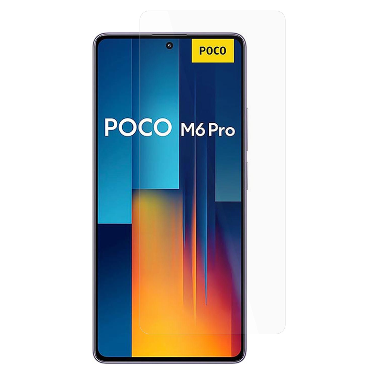 

AMORUS For Xiaomi Poco M6 Pro 4G/Redmi Note 13 Pro 4G Screen Protector 2.5D HD Clear Film As Shown A