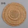 SW Corn Water Grass Handmade Weave Round Coaster Pad Mat Heat Insulation Placemat