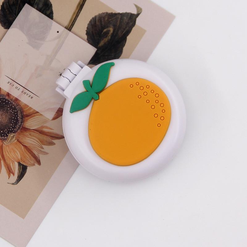 Cute Cartoon Folding Comb with Cosmetic Mirror for Girls Air Cushion Massage Portable Comb  Kids Dress Up Makeups Toy Gifts