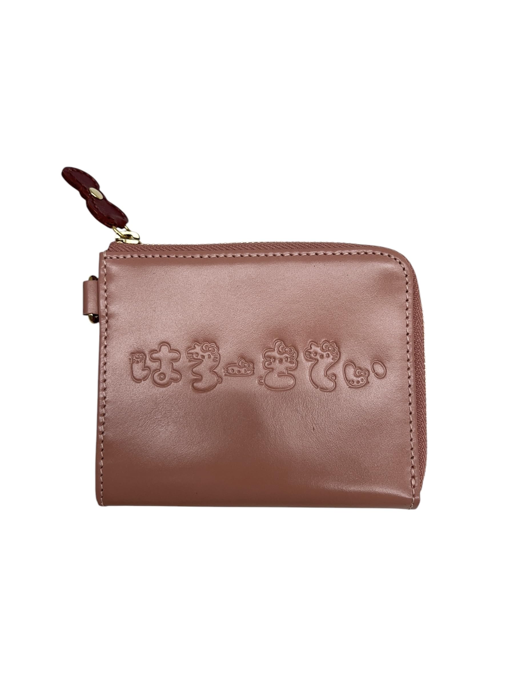 

Nadaya Sanrio Characters Hello Kitty JPOP Genuine Cowhide W x H x 2cm 87115 Wallet, Leather, Leather, Pink, 10.5cm 9.5cm D, рожевий