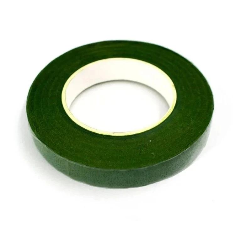

Green Flower Stem Sticks DIY Floral Material Handmade Wire Stem Floriculture Tape Self-adhesive Bouquet Floral Stem Paper Tape 1PC зелёный