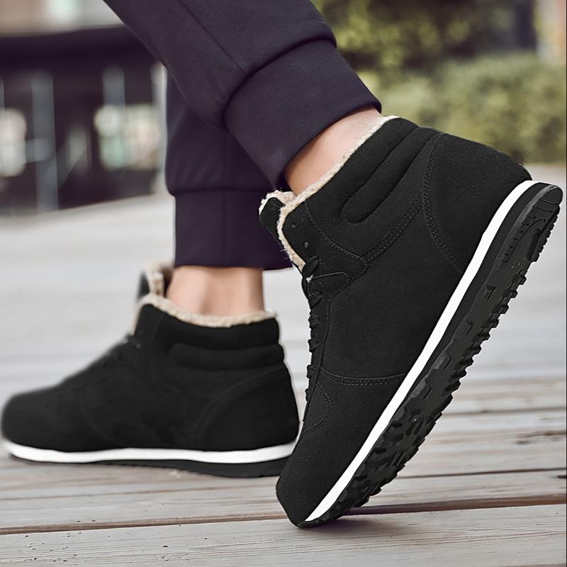 Men's Hot Selling Snow Boots Outdoor Non-slip Winter Short Boots Lightweight High Top Sneakers Warm Plush Women's Hiking Boots