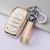 5 Buttons Tpu Car Key Case Cover For Toyota Chr Hilux Fortuner Land Cruiser 200 Camry Corolla Crown Rav4 Highland Shell Fob