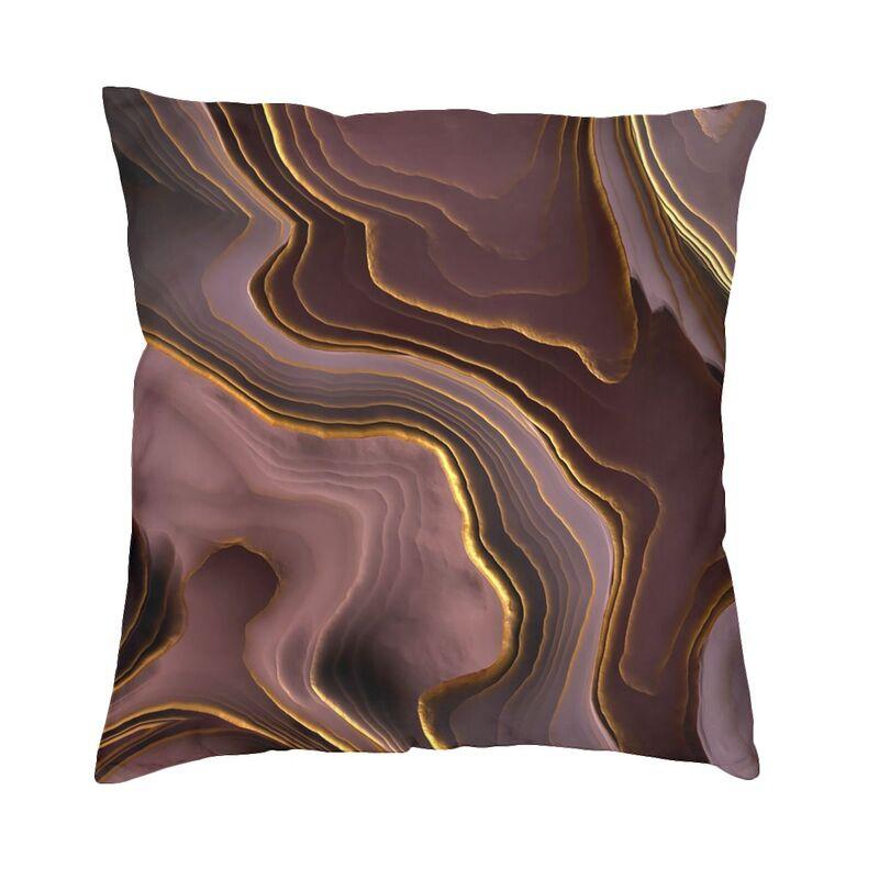 Marble Teal Agate Pattern Cushion Cover 45X45 Home Decor 3D Printing Marble Texture Throw Pillow For Living Room Two Side