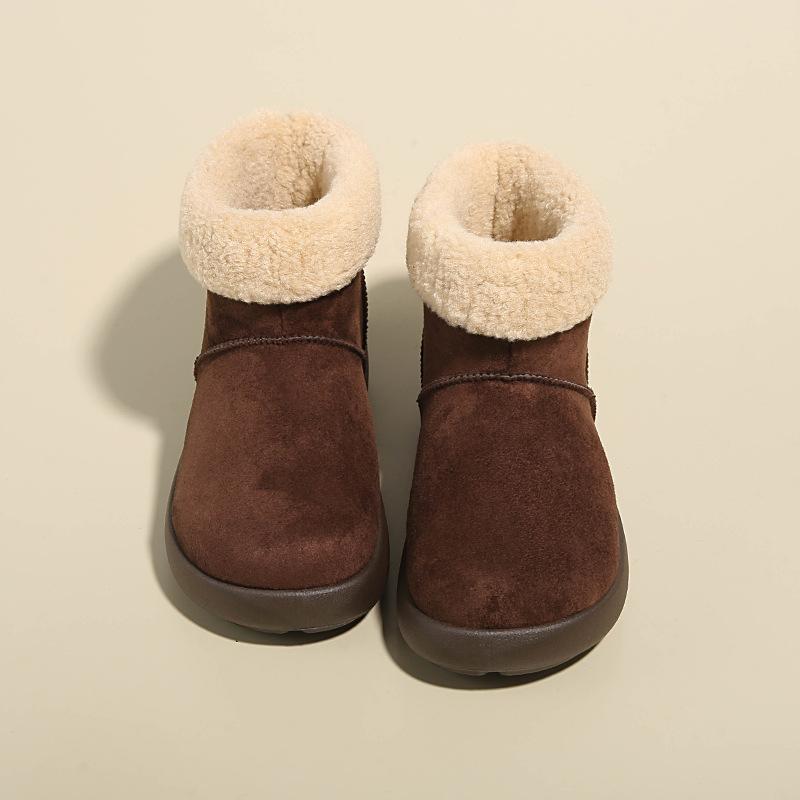 Damenpelz eine dicke Sohle erhöhend Winter leichte warme Schneestiefel rutschfest verschleißfest lässige Sport-Baumwollstiefel