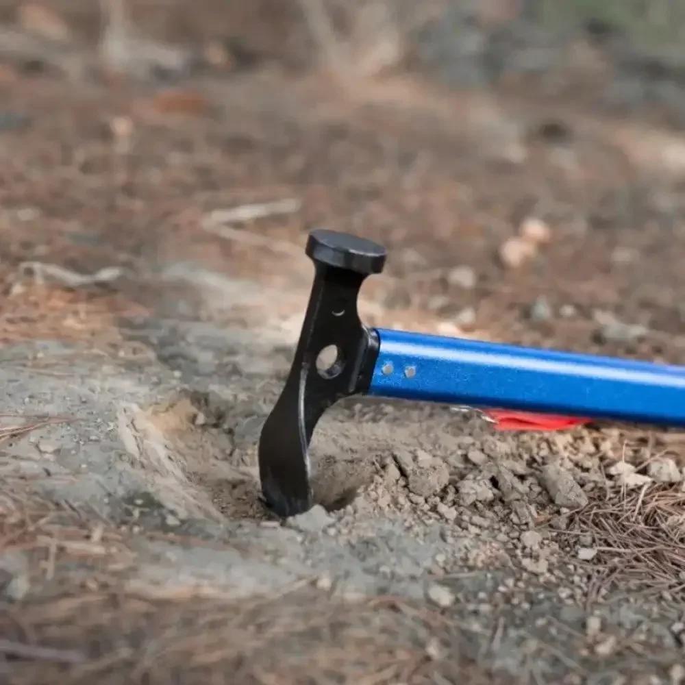 Ultralight Camping Hammer - Shockproof Grip Survival Tool for Hiking Mountaineering Portable Outdoor Gear