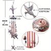 Handmade Copper Wind Chimes Metal Hummingbird Elephant Decorative Wind Chimes Memorial Bell Garden Decor For Garden Backyard