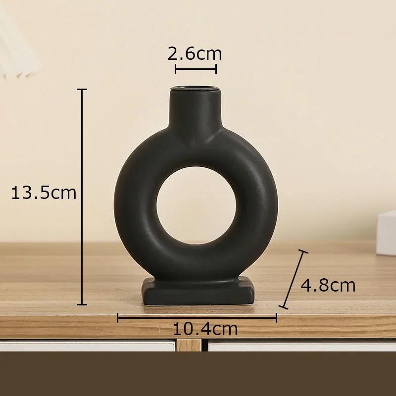 Minimalist Design Ceramic Candle Holder Romantic Candlestick Desk Decoration Wax Melt Burner Creative Home Candle Holders