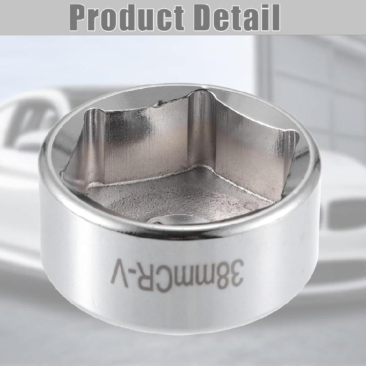 Heavy Duty 38mm Socket Wrench Ergonomic Designs Automotive Repair Equipment Perfect for Vehicle Servicing