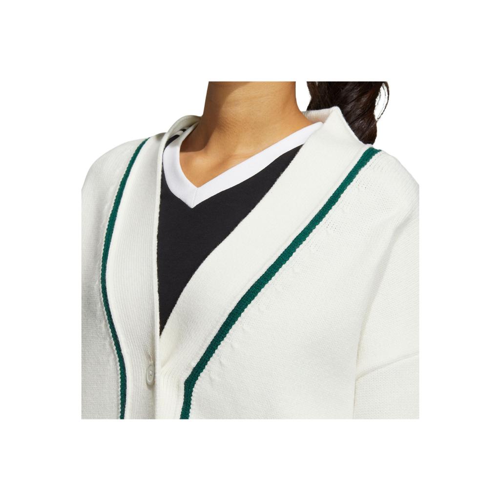 Adidas Originals Solid Color Embroidered Letter Print Knit Sportswear Women Sportswear White HS9522