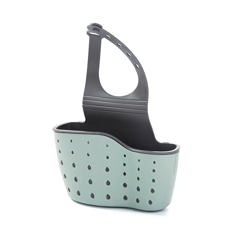 1 Pcs Kitchen Basket Sink Drain Rack Strainer Bathroom Storage Container Kitchen Sink Sponge Storage Hanging Organizer