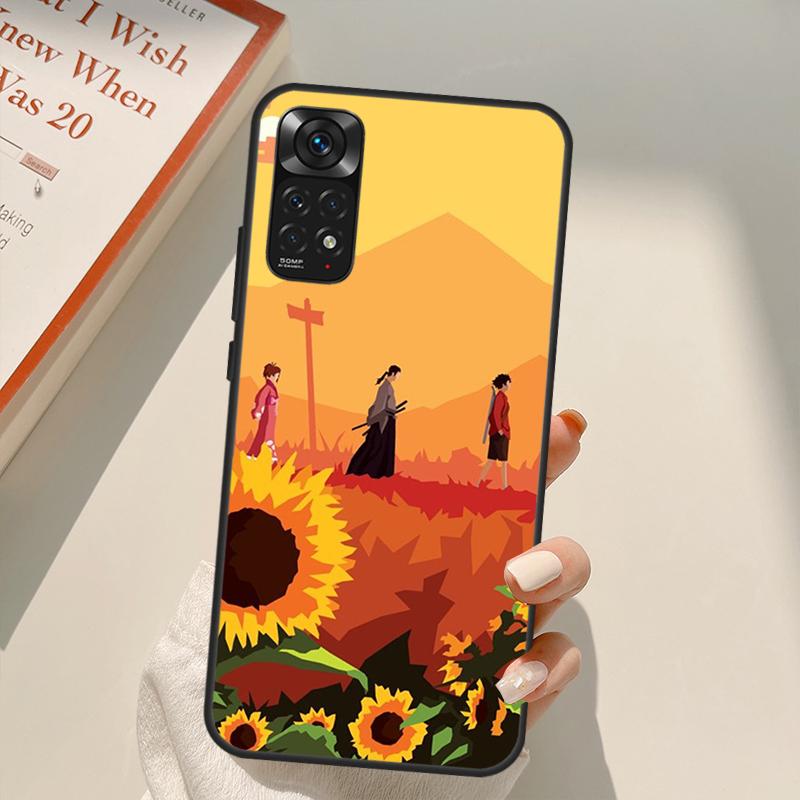 Anime Samurai Champloo Case For Xiaomi Redmi Note 11 10 9 8 Pro Note 11S 10S 9S 8T K50 K40 9A 9C 10A 10C Cover