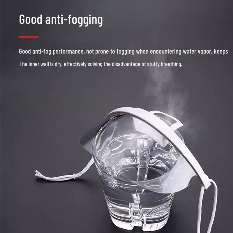 HAISIDIKE Transparent Anti-Fog Mask One Size