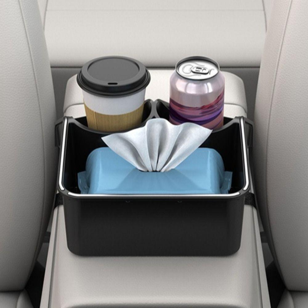 Console Storage Double Cup Holders Wear-Resistant Car Seat Organizer Automotive Cup Holders  Auto
