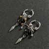 Geometric Cone Earrings Ear Pendant With Stylish Fringe Alloy Punk Accessory For Casual Evening Event
