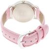 Q&Q Hello Kitty Solar Powered Watch Round Case Cute Design for Kids Faux Leather Strap