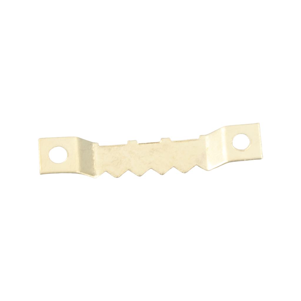 100Pcs Sawtooth Picture Hangers Double Hole with Screws Frame Hanging Hardware Save Space