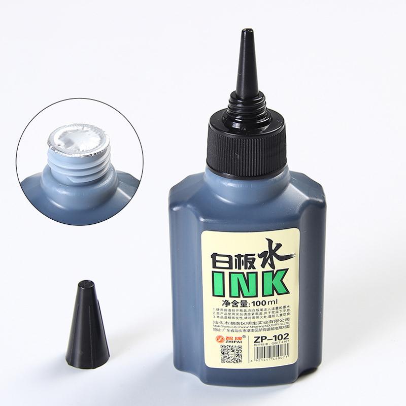 1 Box 100ml Whiteboard Marker Ink Refill Fluids Red Blue Black Colors Compatible with All Erasable Whiteboard Markers