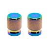2pcs/4pcs Colorful Valves Stem Cap Cover Enhances Style Protects Valves Universal for Multiple Automobiles Vehicle Types