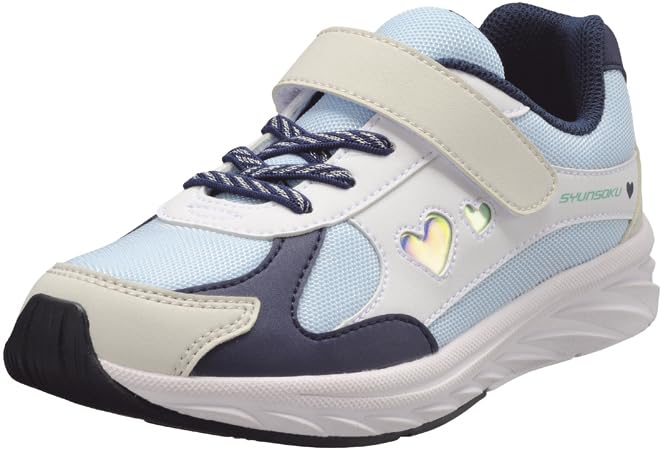 

Кроссовки Shunsoku для широкой стопы LEJ см Детские, для девочек, детская обувь, ширина, легкие, 16-23 см, 3E, 8130, саксофон, 17.0