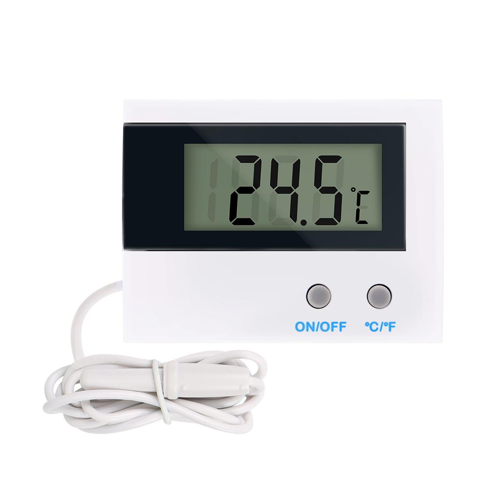 

ЖК-цифровой термометр для помещений Мини цифровой ЖК-термометр для помещений Удобный датчик температуры измеритель термометра белый