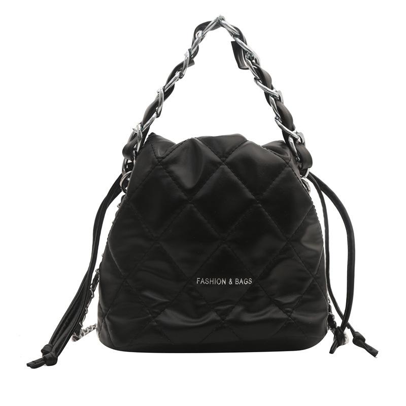 Fashion mini chain small bag women's 2025 spring new versatile foreign style shoulder messenger bag bucket bag