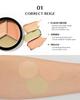 The Saem Cover Perfection Triple Pot Concealer #01 Correct Beige (Official THE SAEM website)