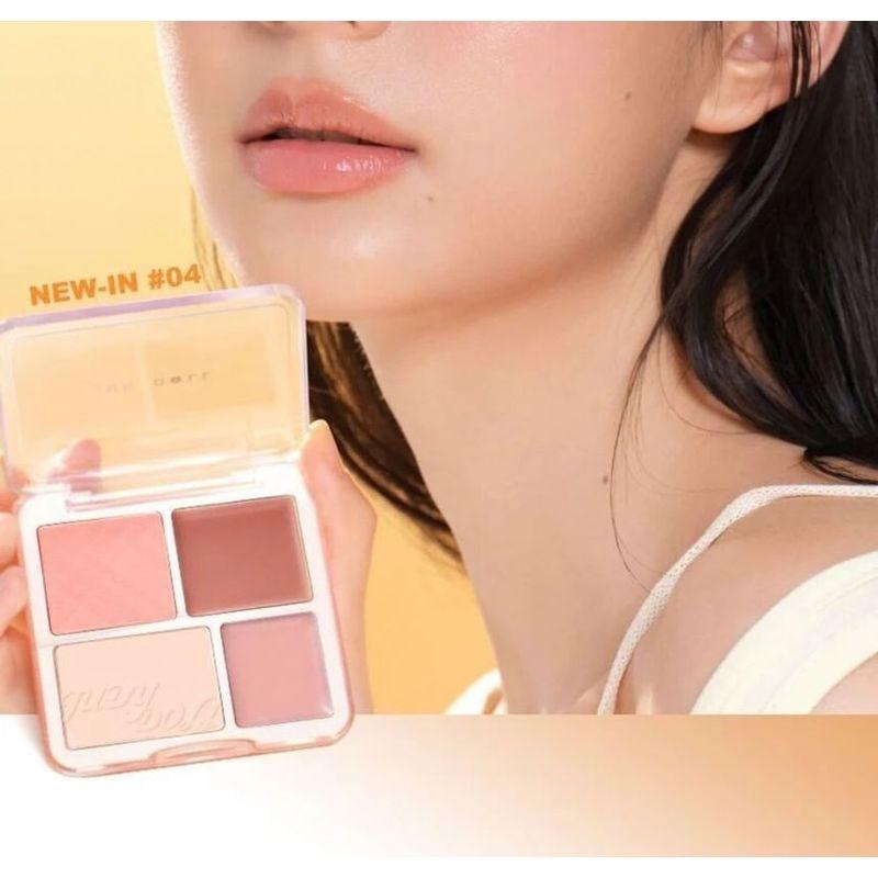 Judydoll - Paleta 4 tvářenek a rozjasňovačů (1-3)