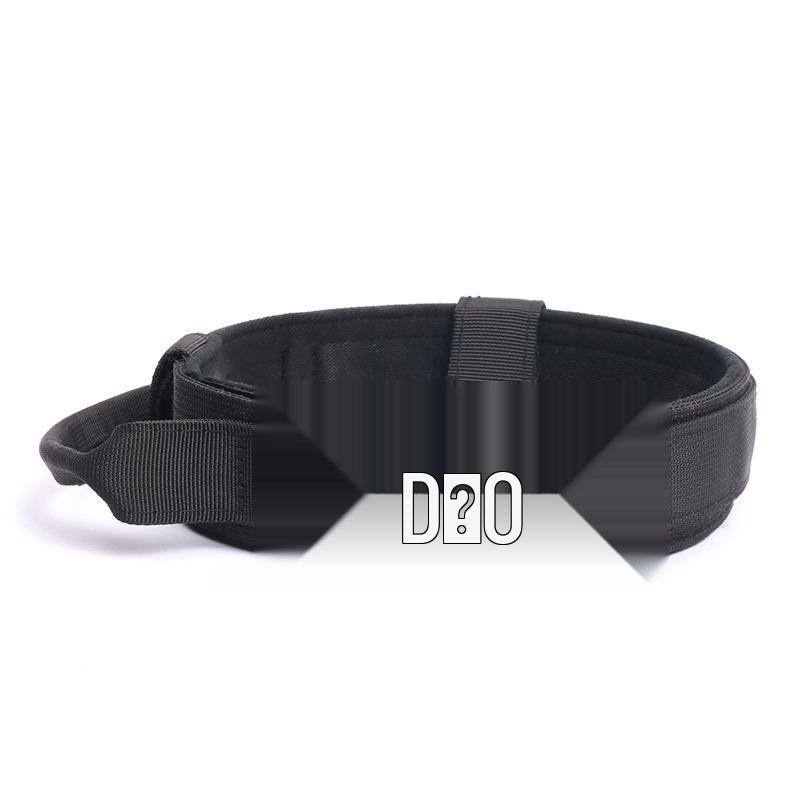 Tactical Adjustable Dog Collar & Leash - Outdoor Explosion-Proof Training Collar.